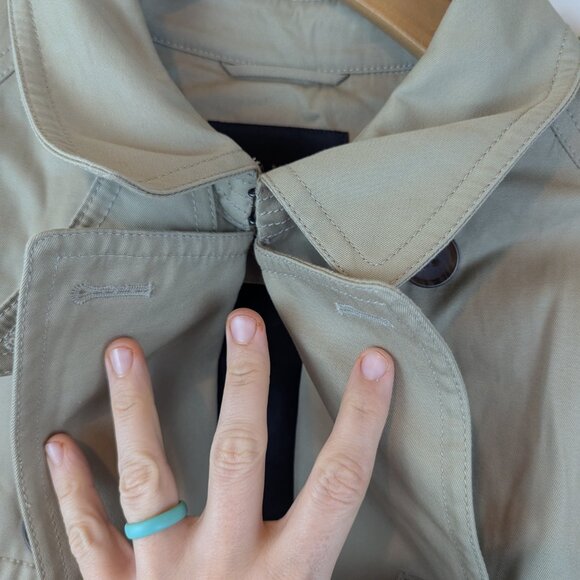 Banana Republic Men's Classic Trench in Tan, Sz XL - Picture 7 of 11